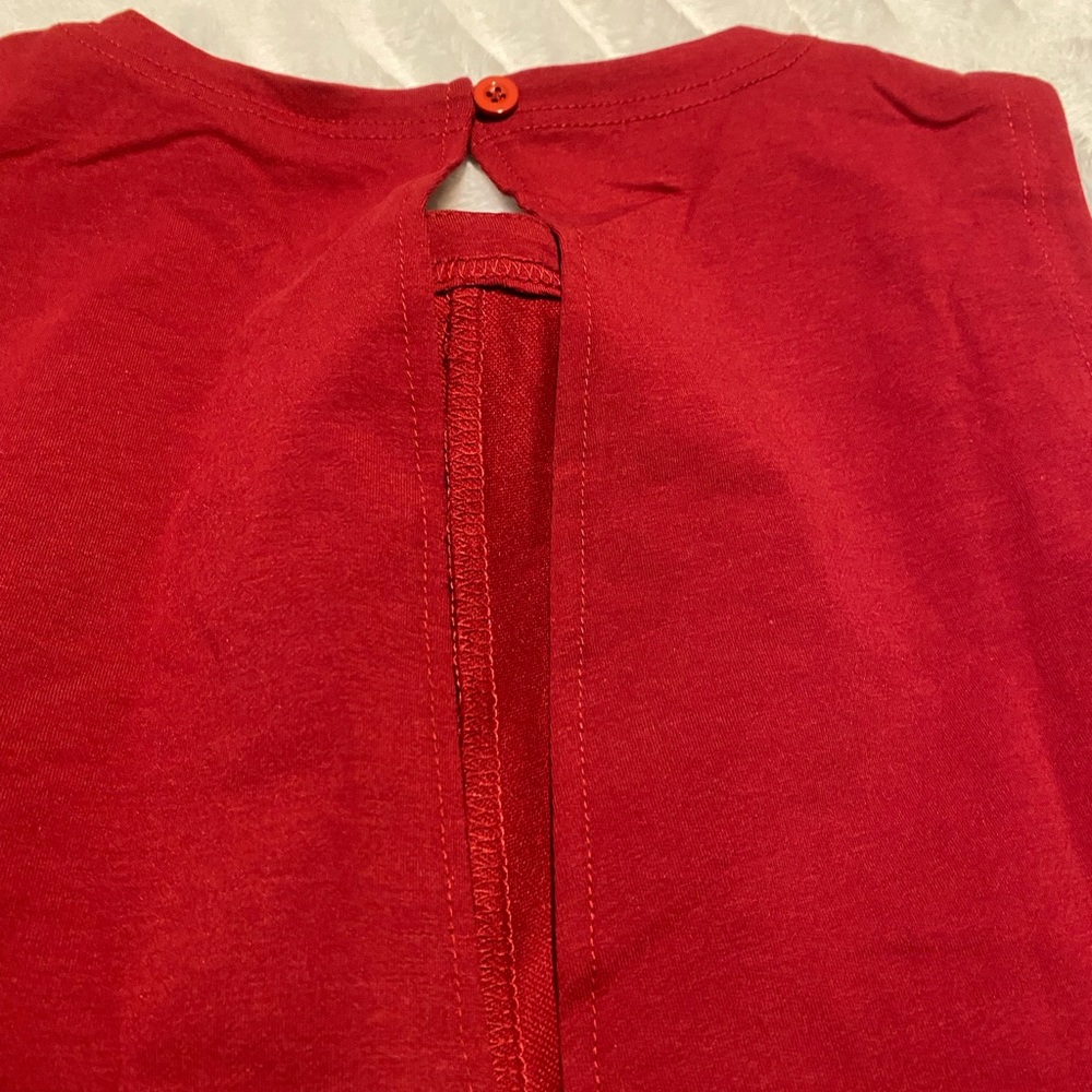 Sleeveless Burgundy Jumpsuit - Picture 8 of 12